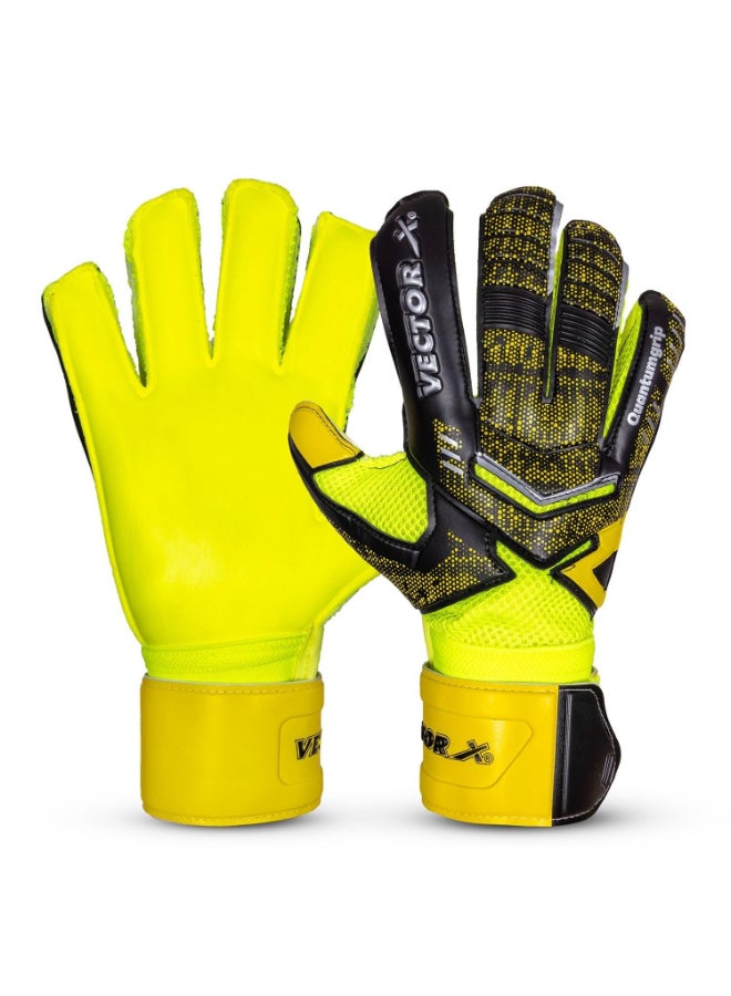 Vector X Quantum Goalkeeper Gloves, Soccer Gloves, Goalie Gloves, Breathable Football Gloves - 9 - Image 2